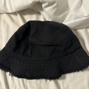 Black Plain Bucket Hat